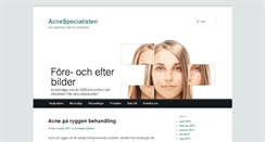 Desktop Screenshot of blogg.acnespecialisten.se
