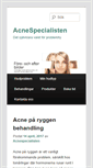 Mobile Screenshot of blogg.acnespecialisten.se